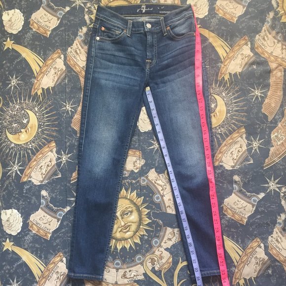 7 for all mankind crop roxanne jeans - Picture 12 of 13